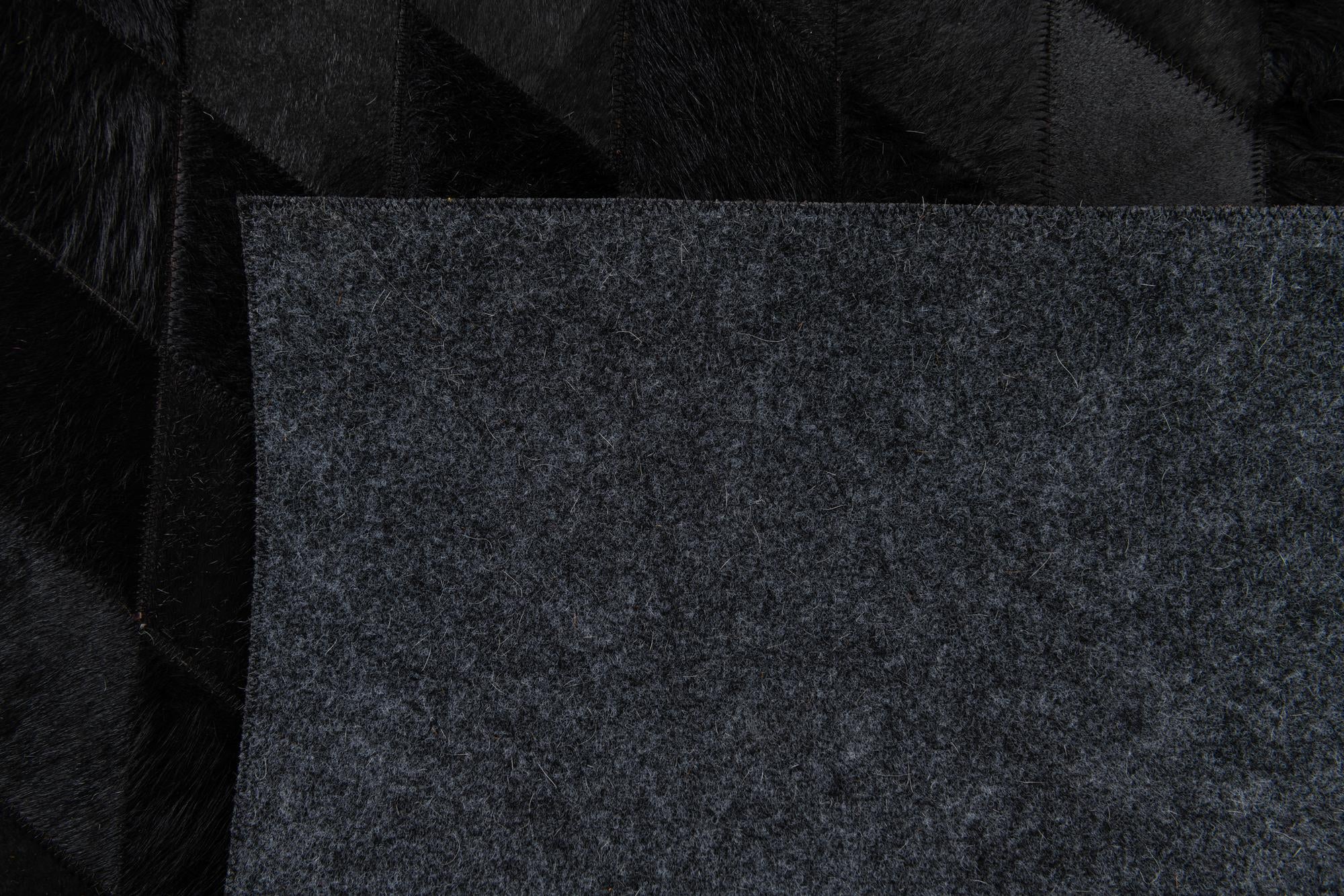 5' 2 x 8' Cowhide Stocks Rug