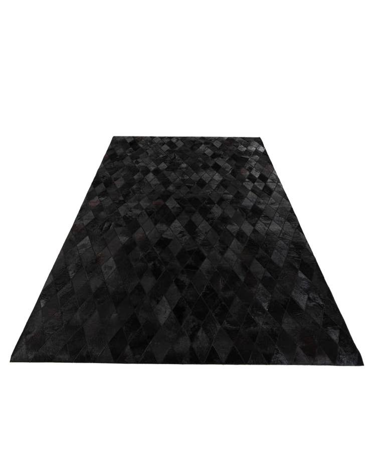 Detail image of 5' 2 x 8' Cowhide Stocks Rug