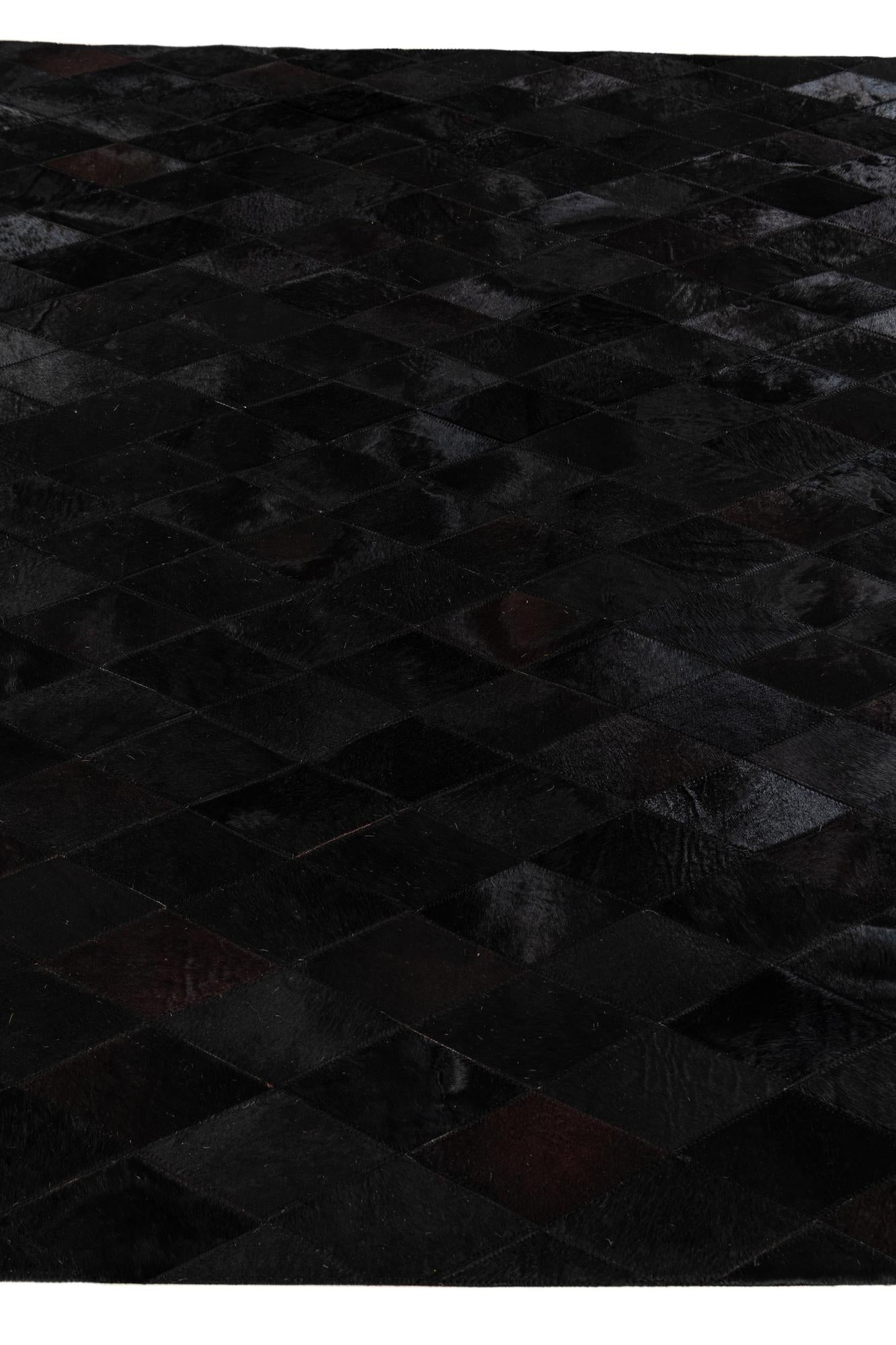 5' 2 x 8' Cowhide Stocks Rug