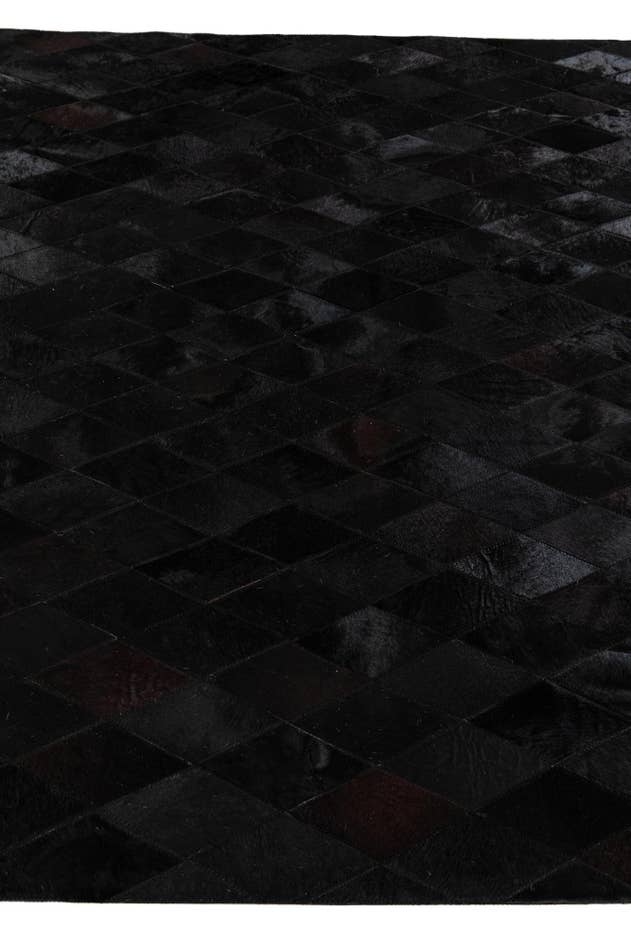 Detail image of 5' 2 x 8' Cowhide Stocks Rug