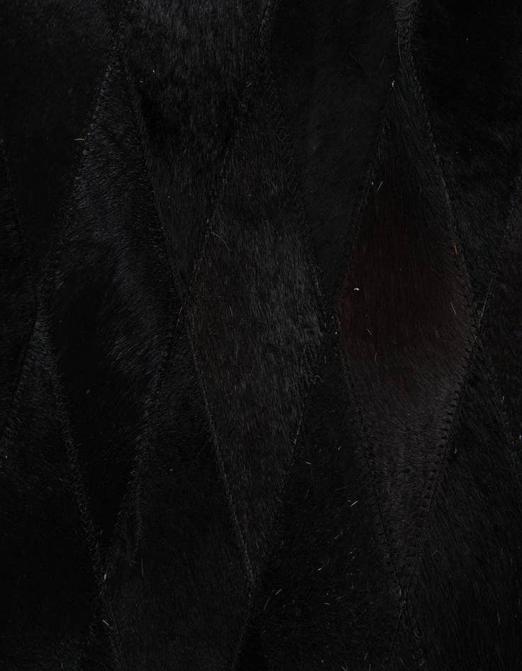 Detail image of 5' 2 x 8' Cowhide Stocks Rug