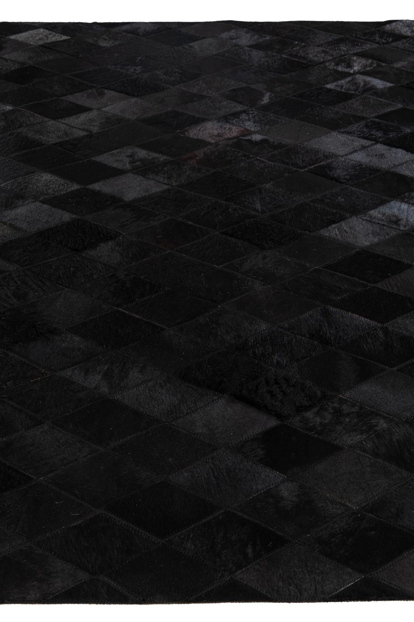 5' 1 x 7' 11 Cowhide Stocks Rug