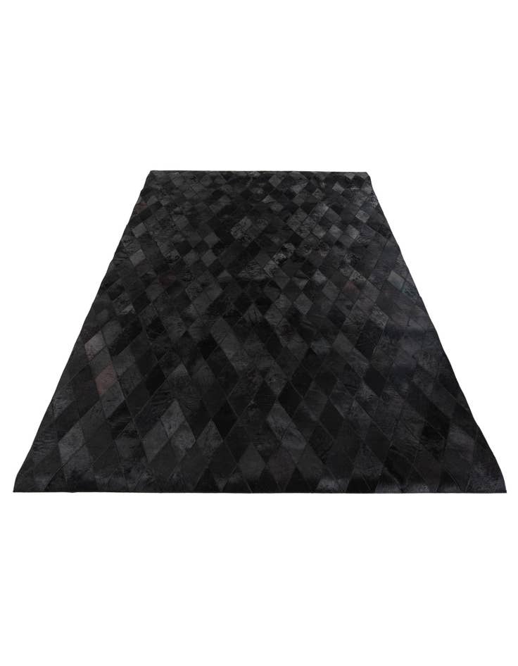 Detail image of 5' 2 x 7' 11 Cowhide Stocks Rug