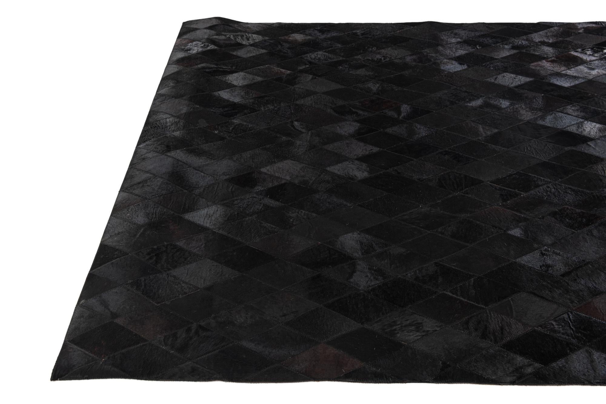 5' 2 x 7' 11 Cowhide Stocks Rug