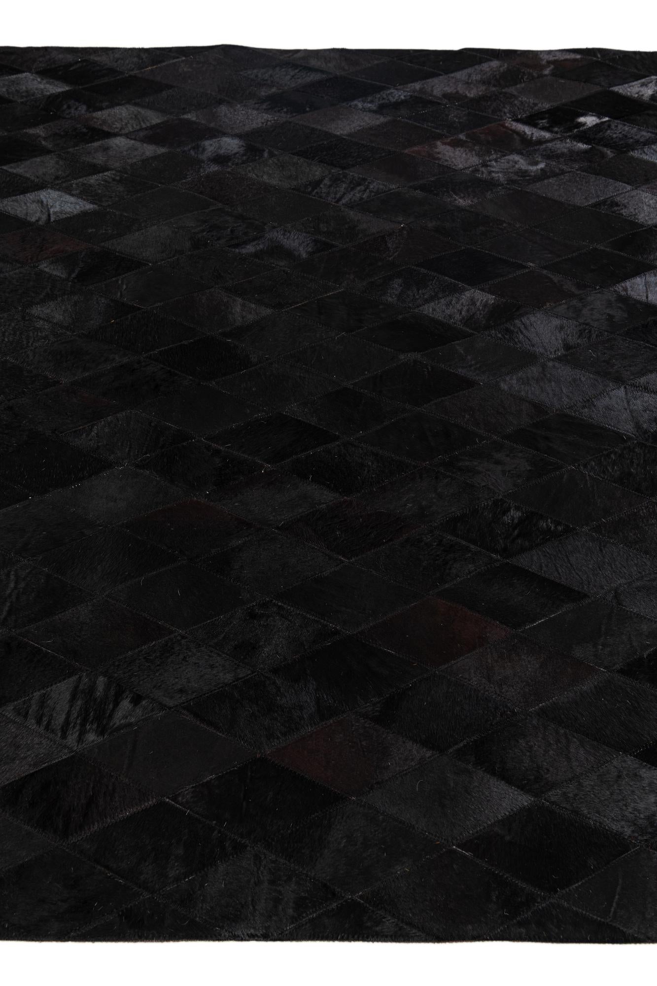 5' 2 x 7' 11 Cowhide Stocks Rug