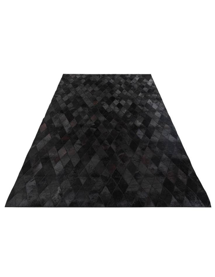 Detail image of 5' 2 x 8' Cowhide Stocks Rug