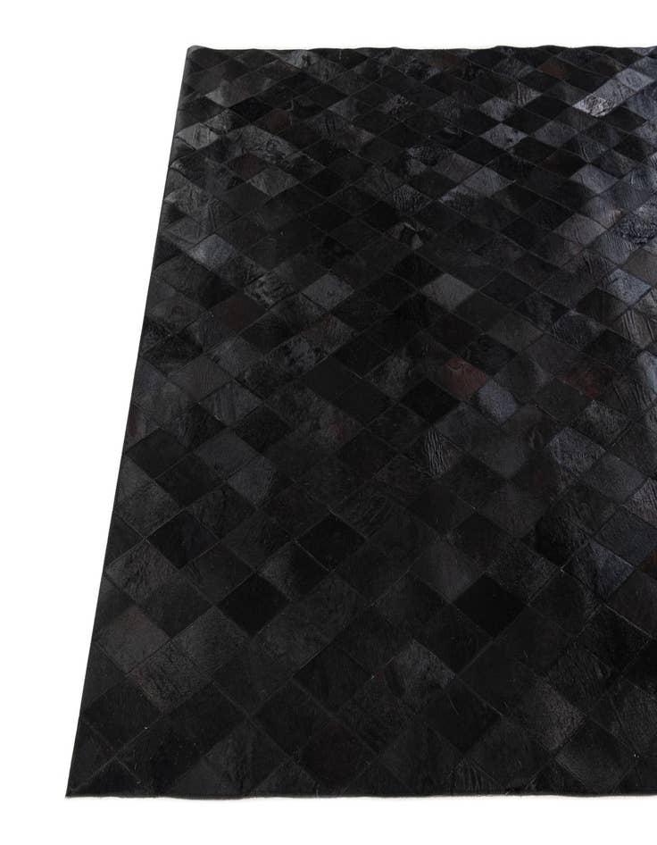 Detail image of 5' 2 x 8' Cowhide Stocks Rug