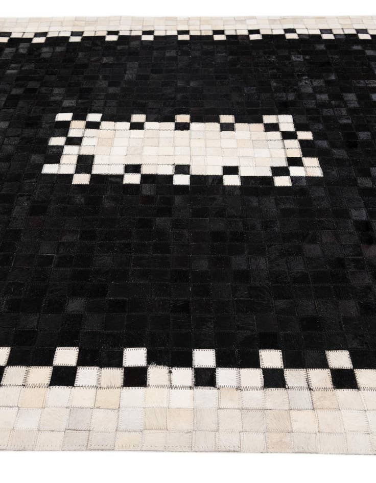 Detail image of 5' 2 x 7' 11 Cowhide Stocks Rug