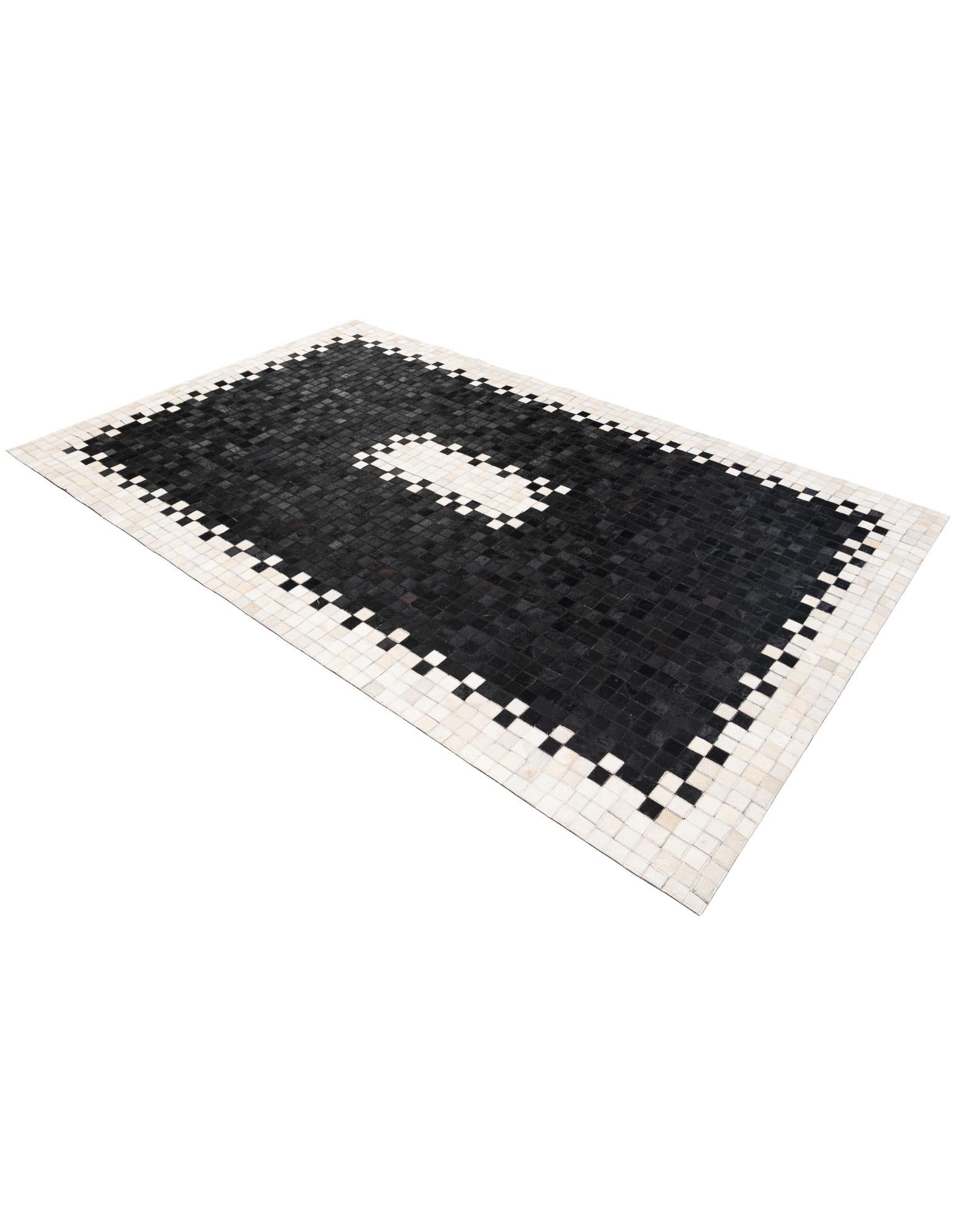 4' 11 x 7' 11 Cowhide Stocks Rug