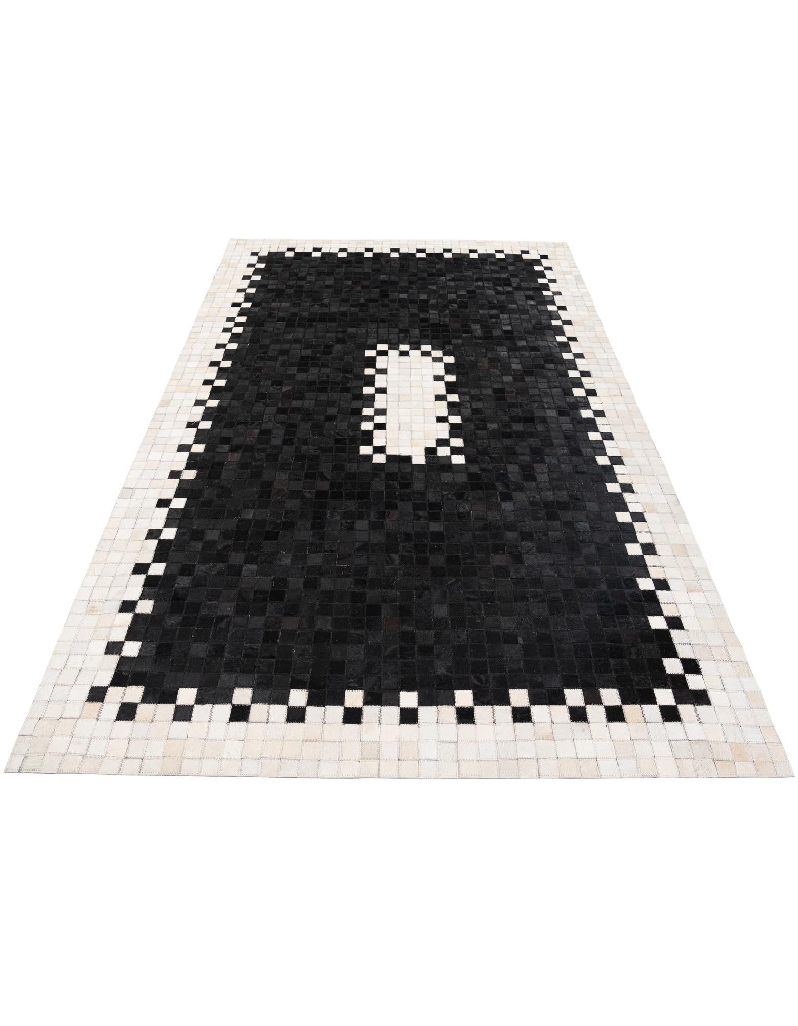 4' 11 x 7' 11 Cowhide Stocks Rug