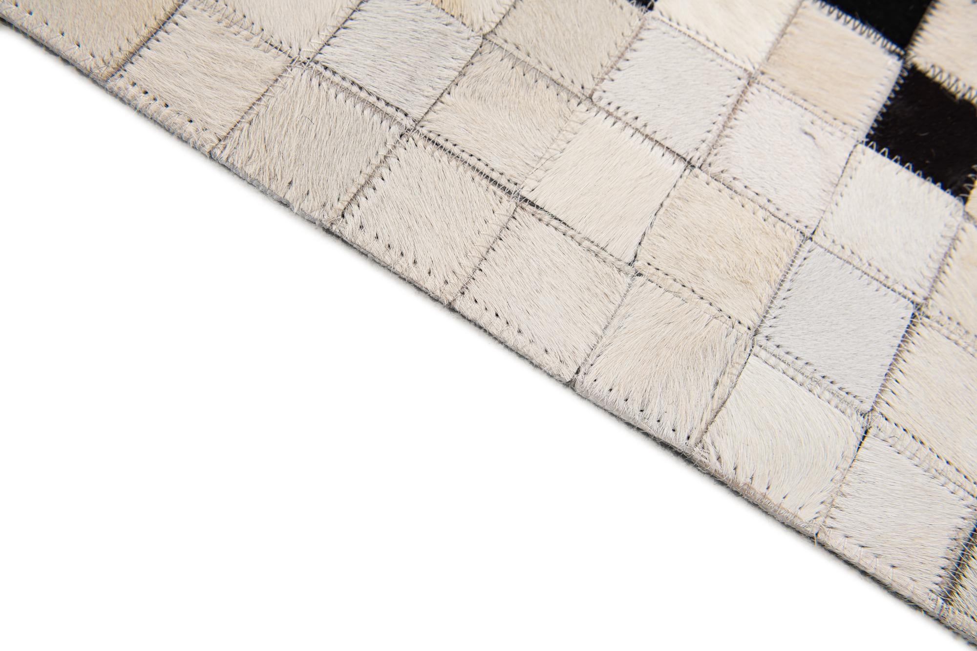 4' 11 x 7' 11 Cowhide Stocks Rug