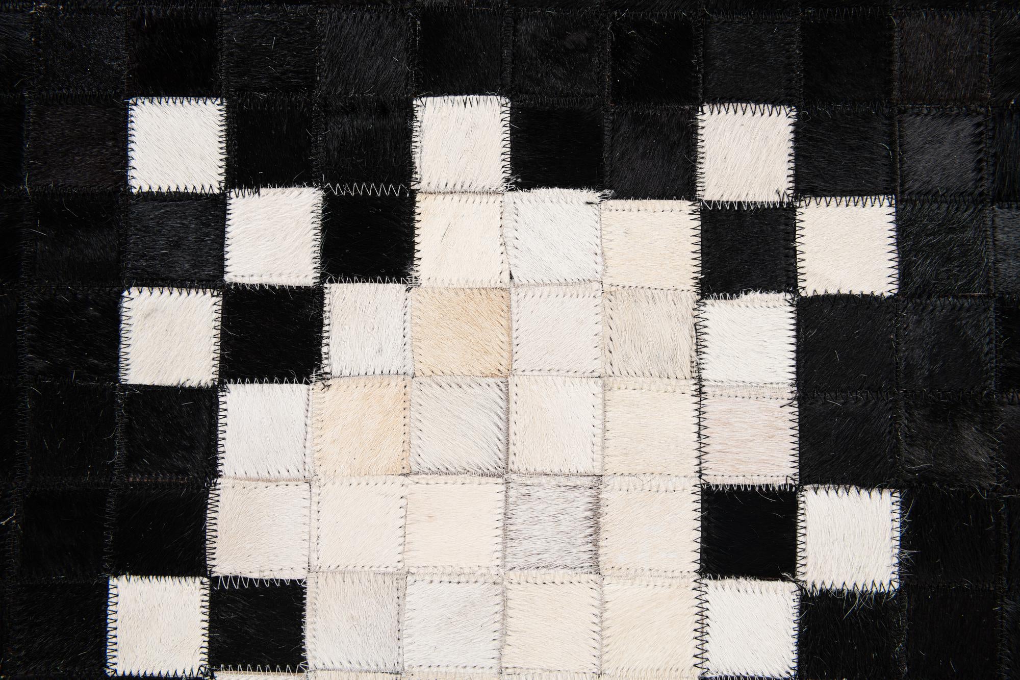 4' 11 x 7' 11 Cowhide Stocks Rug