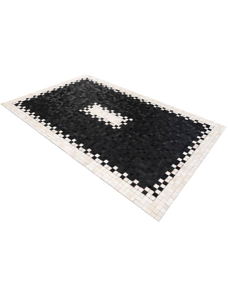 Detail image of 5' 1 x 7' 11 Cowhide Stocks Rug