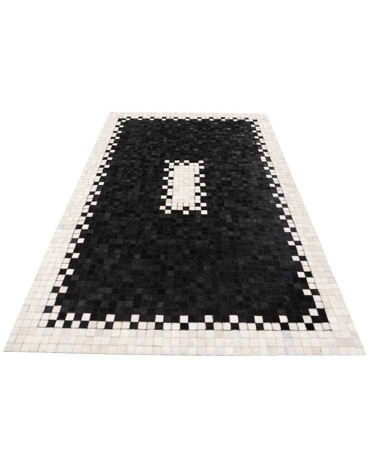 Detail image of 5' 1 x 7' 11 Cowhide Stocks Rug