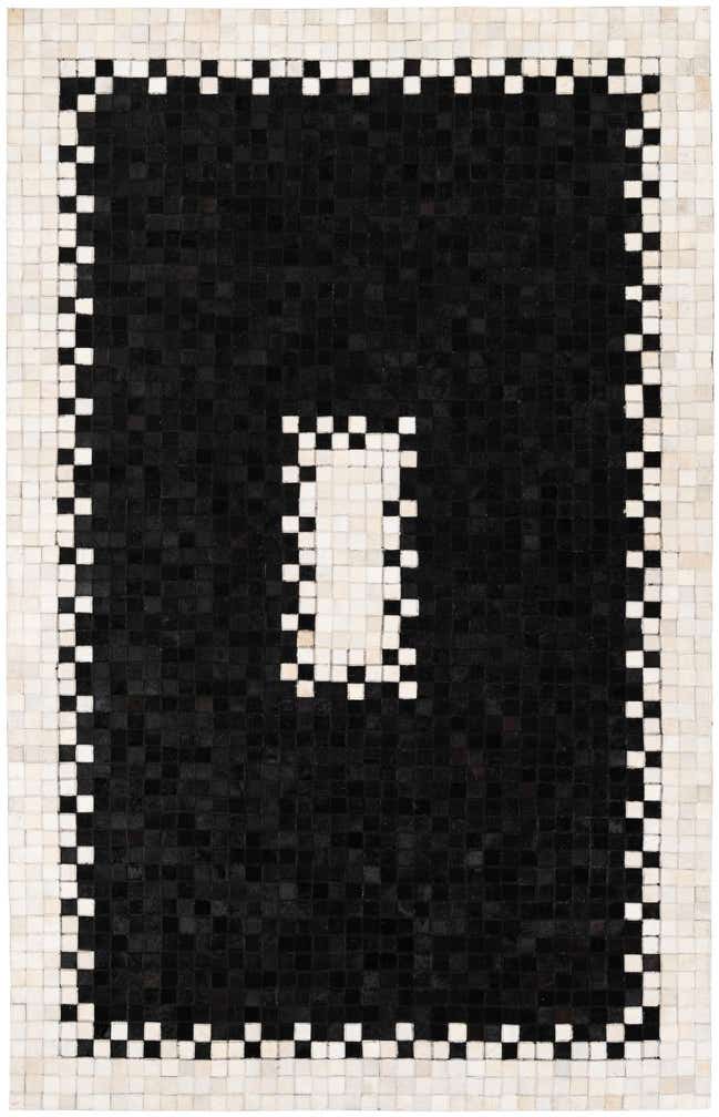 5' 1 x 7' 11 Cowhide Stocks Rug