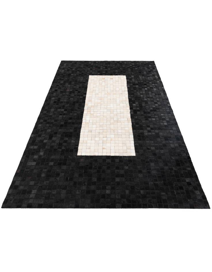 Detail image of 5' x 8' Cowhide Stocks Rug