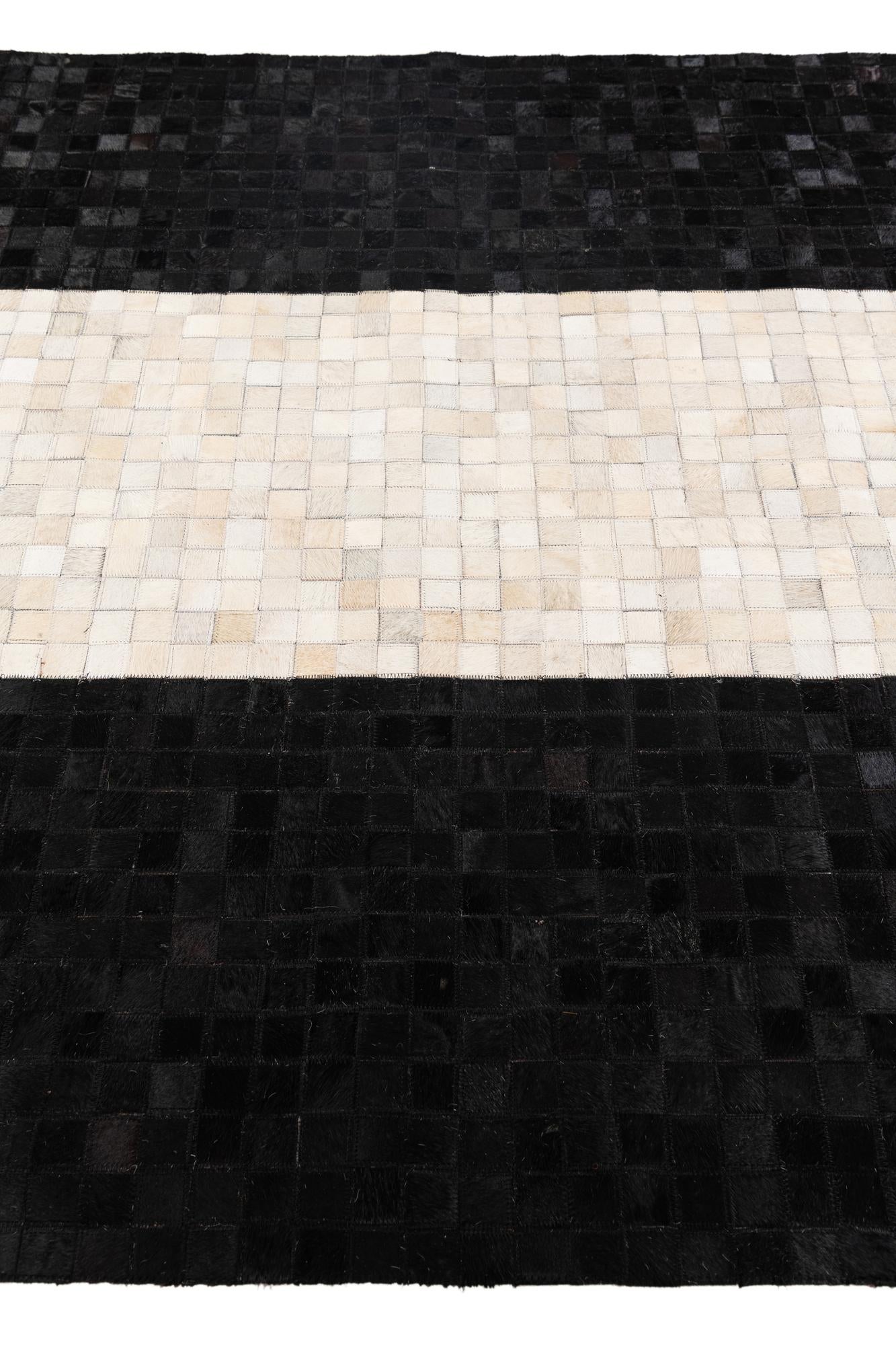 5' x 8' Cowhide Stocks Rug