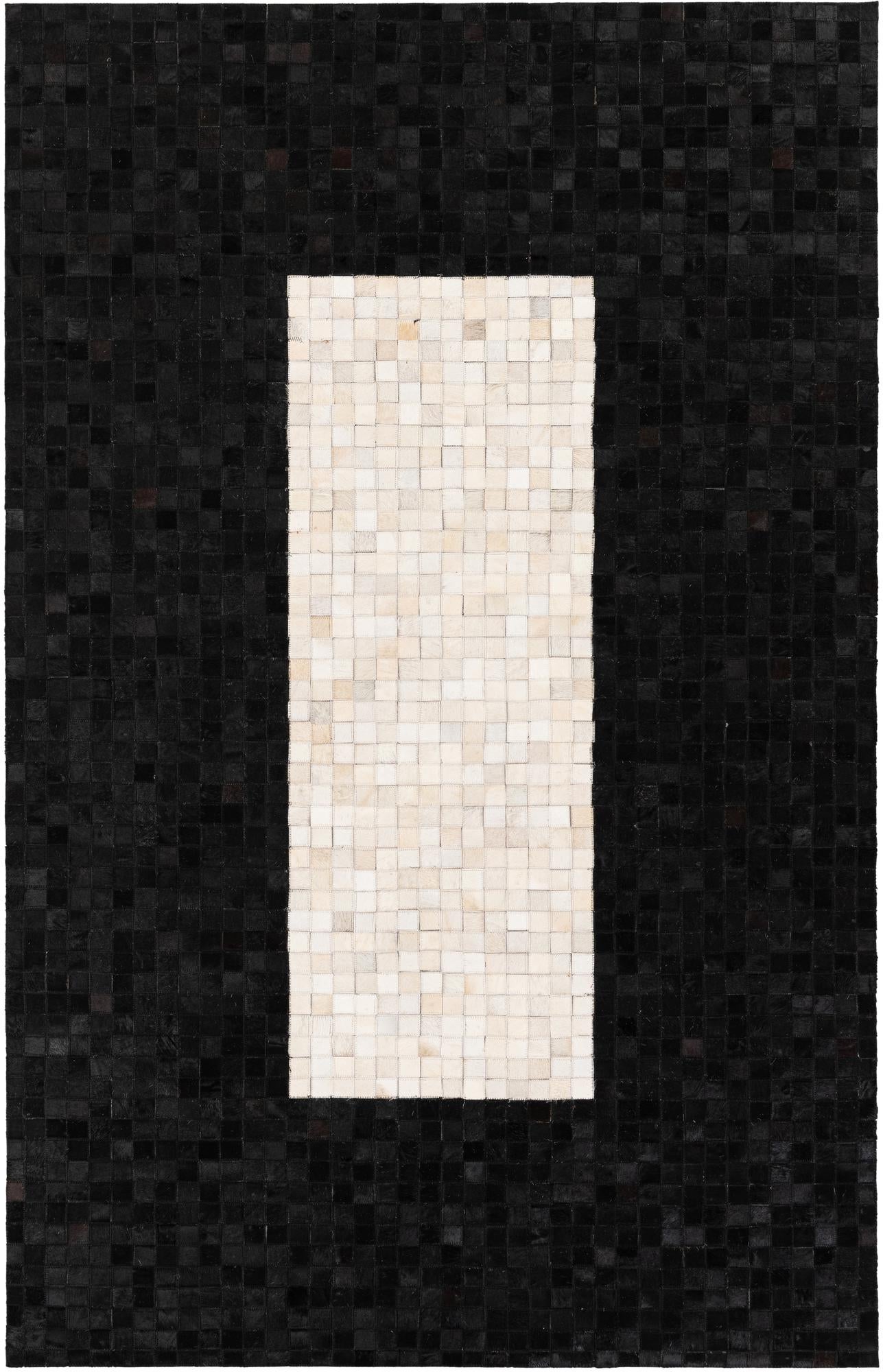 5' x 8' Cowhide Stocks Rug