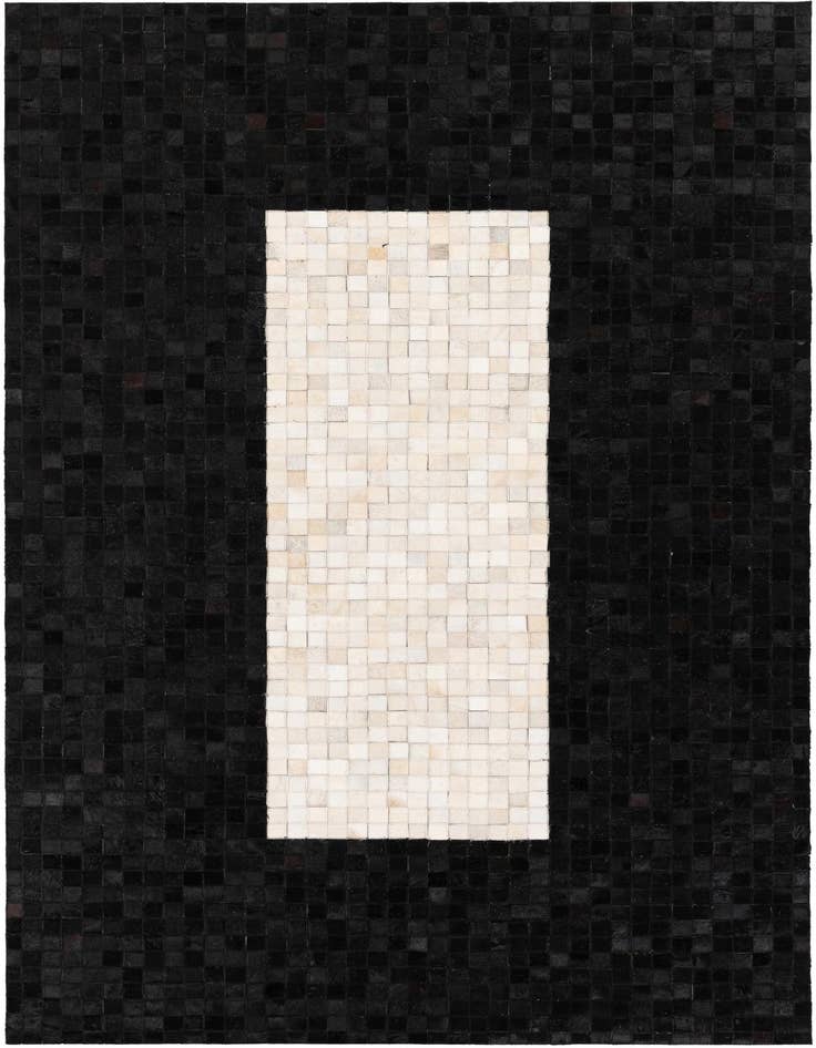 Detail image of 5' x 8' Cowhide Stocks Rug