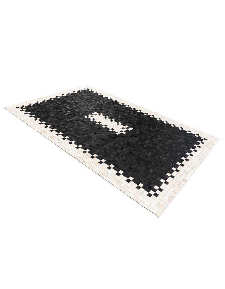 Detail image of 5' 1 x 7' 11 Cowhide Stocks Rug