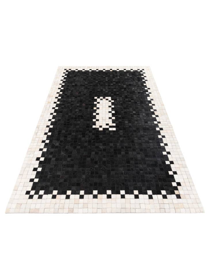 Detail image of 5' 1 x 7' 11 Cowhide Stocks Rug