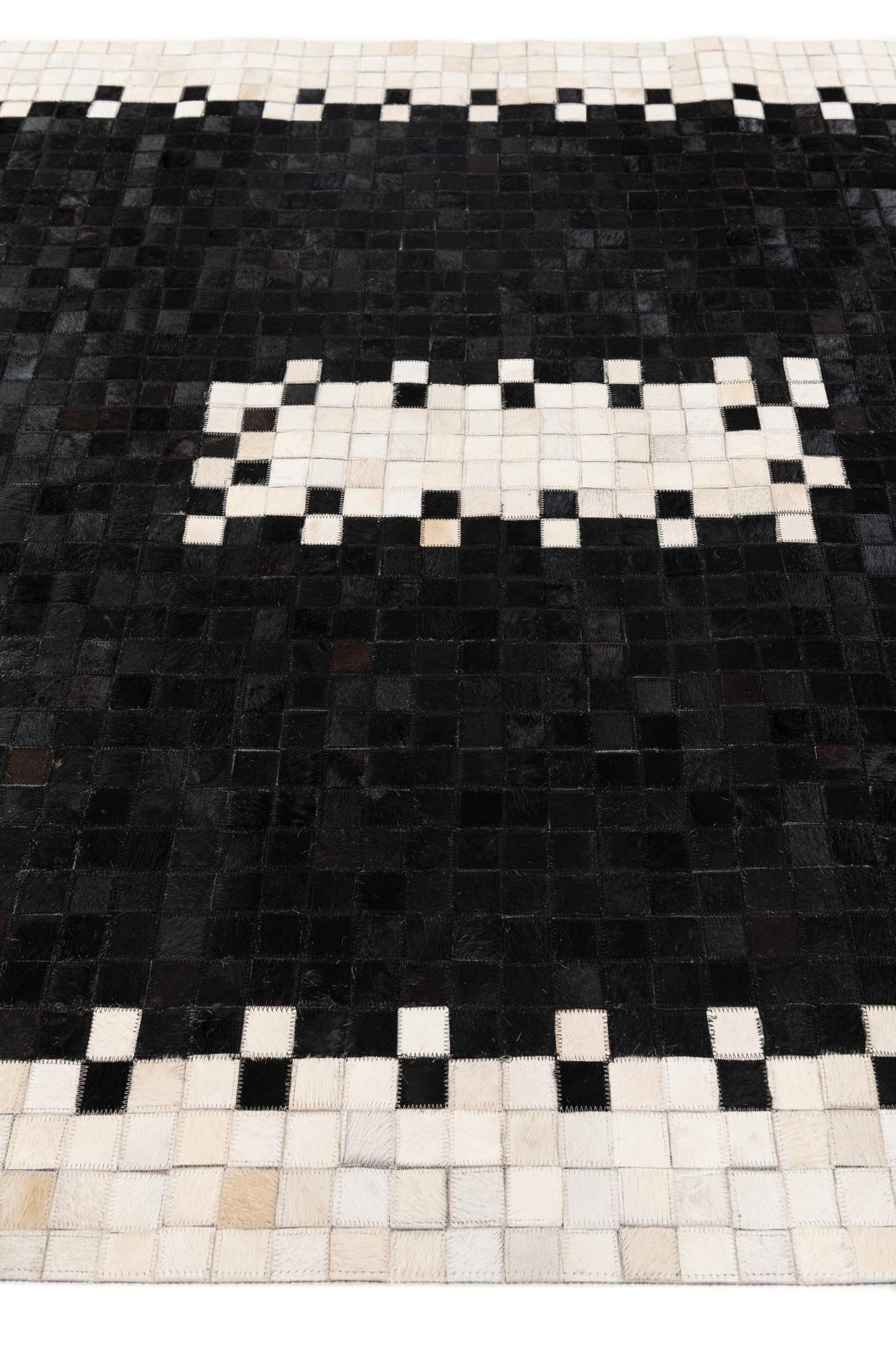 5' 1 x 7' 11 Cowhide Stocks Rug