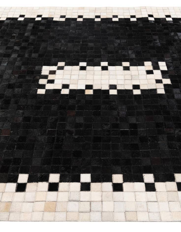 Detail image of 5' 1 x 7' 11 Cowhide Stocks Rug