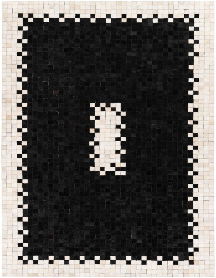 Detail image of 5' 1 x 7' 11 Cowhide Stocks Rug