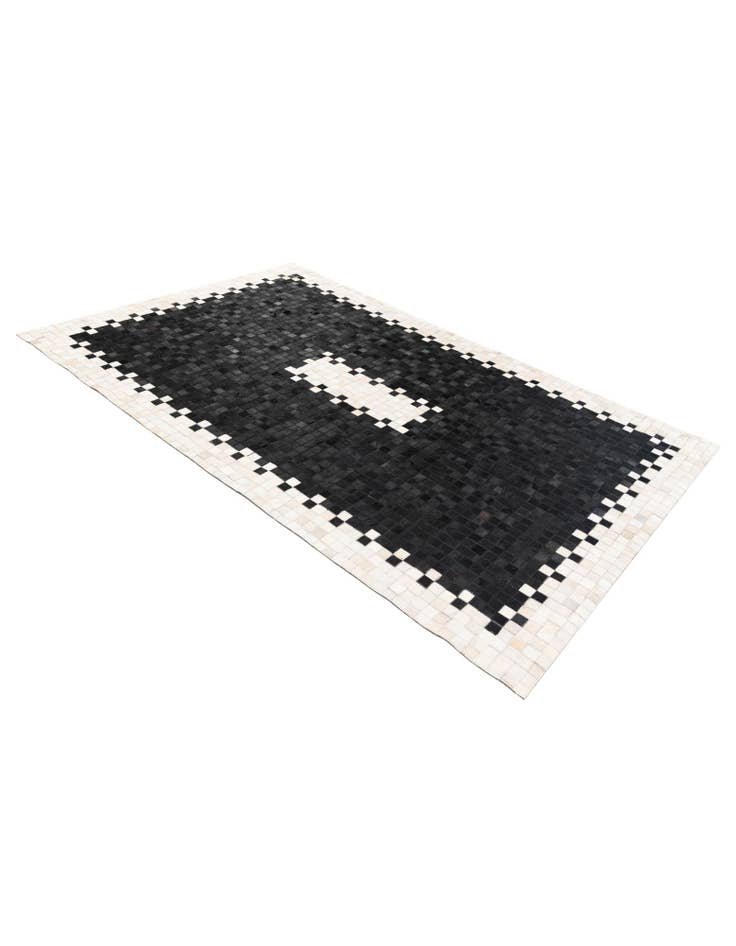 Detail image of 5' 2 x 7' 11 Cowhide Stocks Rug