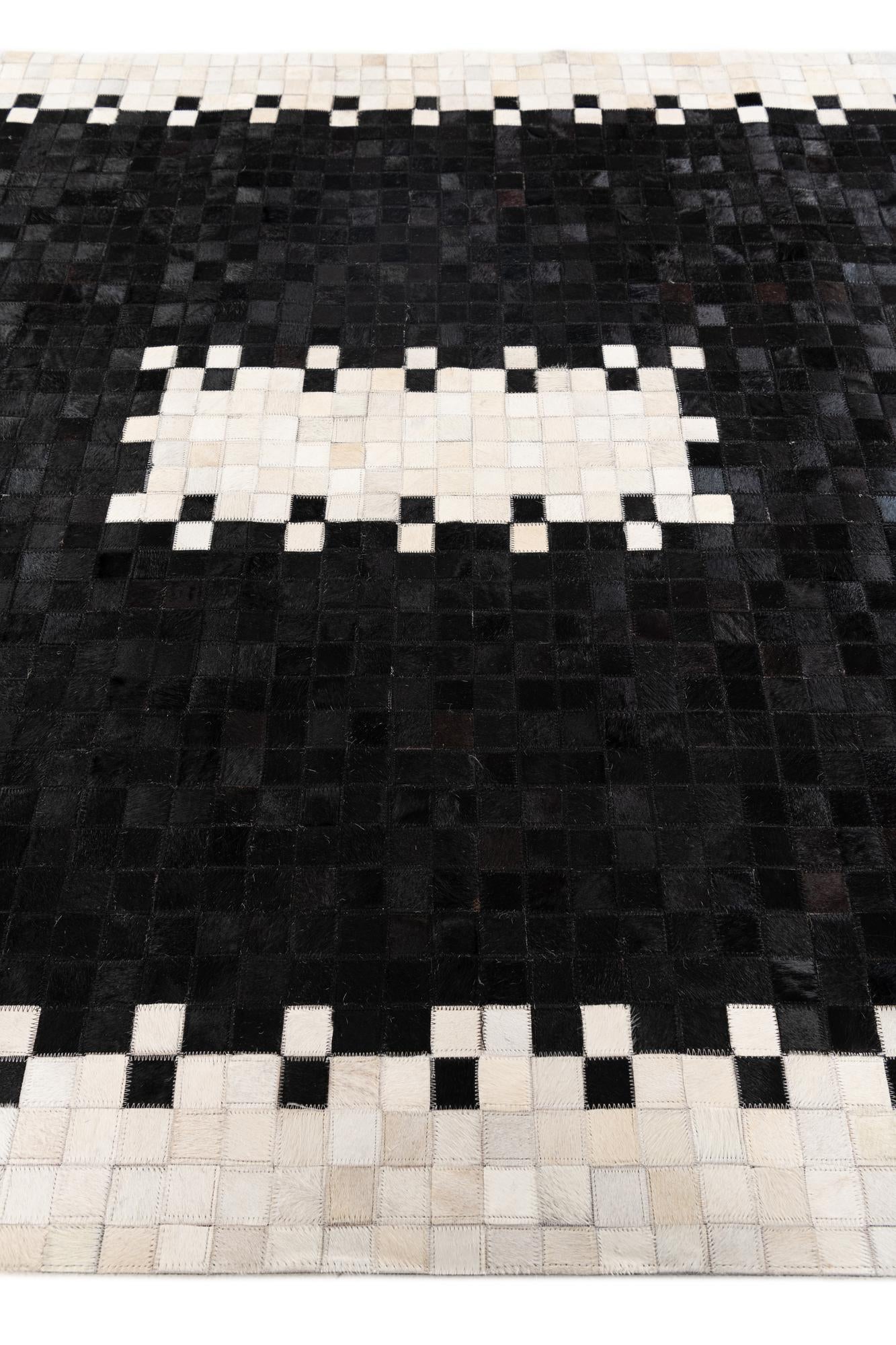 5' 2 x 7' 11 Cowhide Stocks Rug