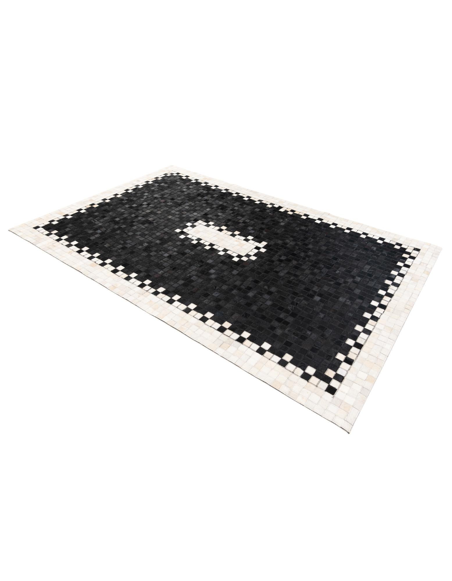 5' 1 x 7' 10 Cowhide Stocks Rug