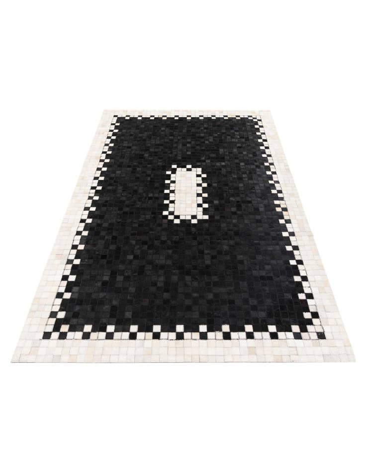 Detail image of 5' 1 x 7' 10 Cowhide Stocks Rug