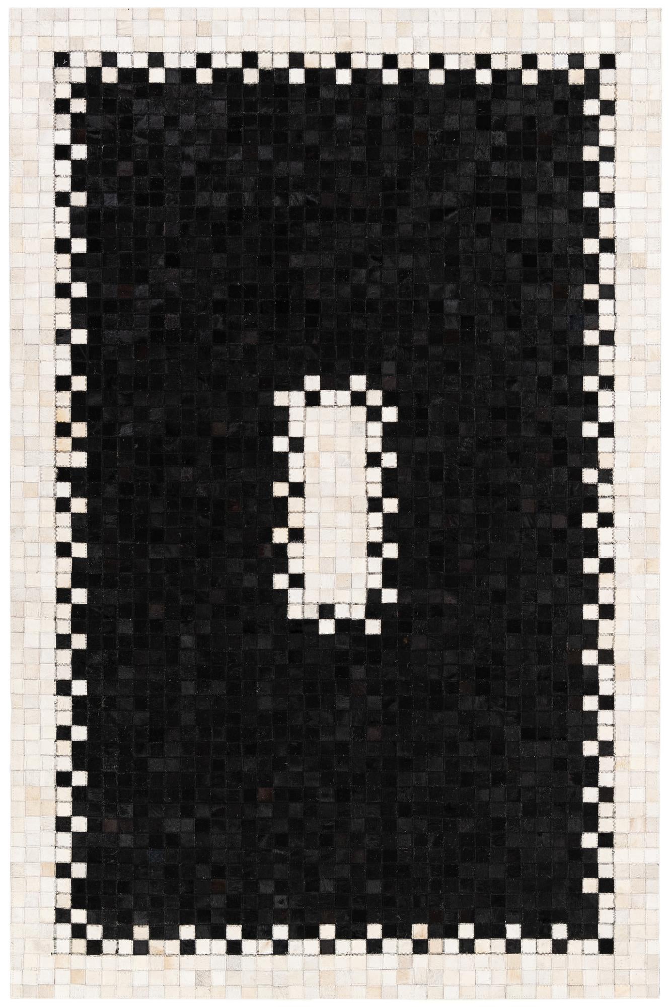 5' 1 x 7' 10 Cowhide Stocks Rug