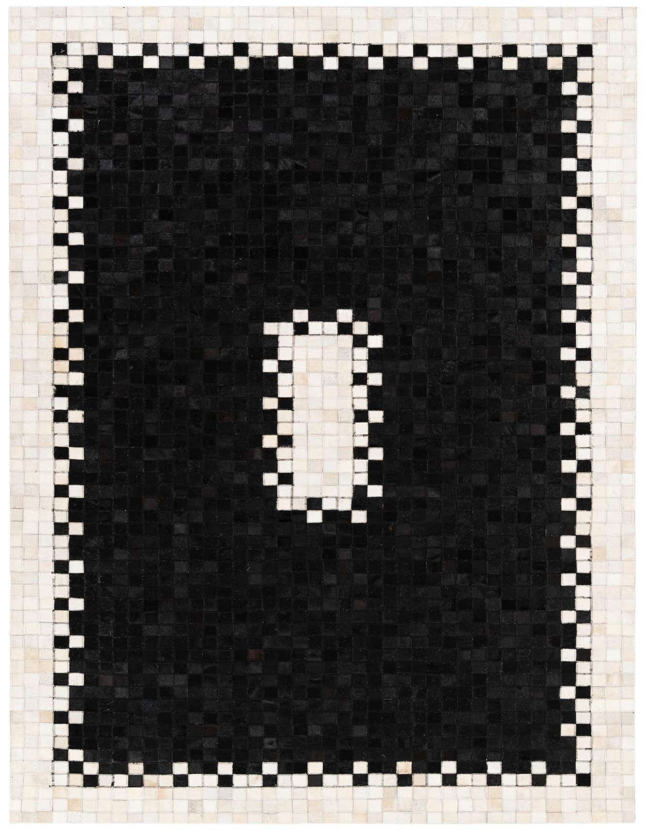 5' 1 x 7' 10 Cowhide Stocks Rug