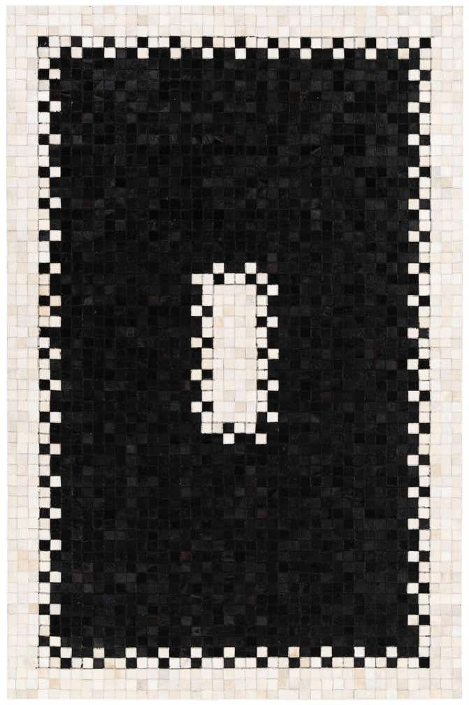 5' 1 x 7' 10 Cowhide Stocks Rug