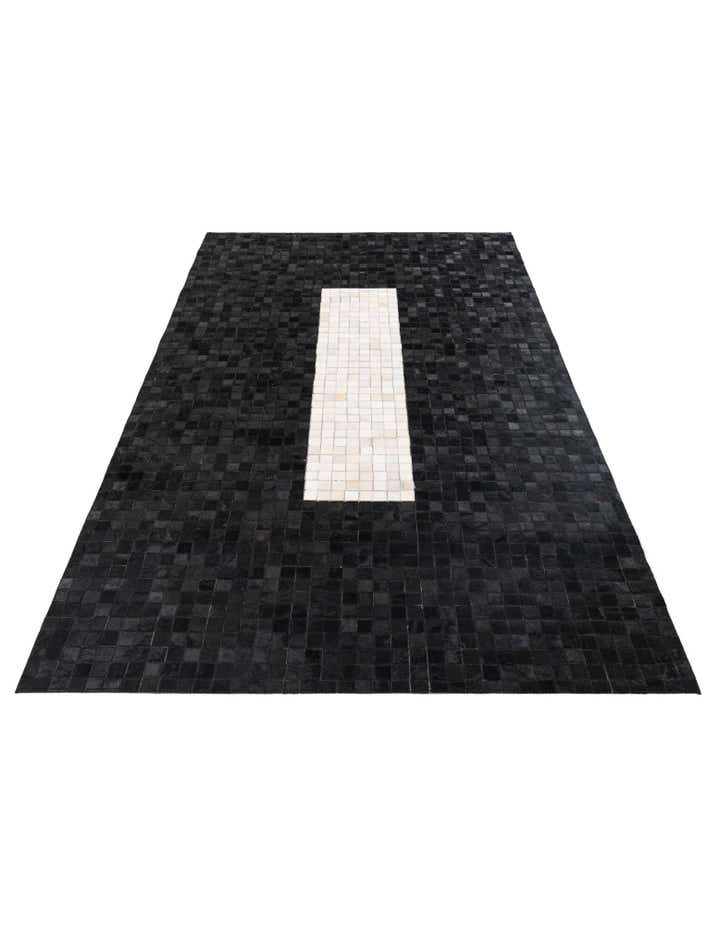 4' 11 x 7' 10 Cowhide Stocks Rug