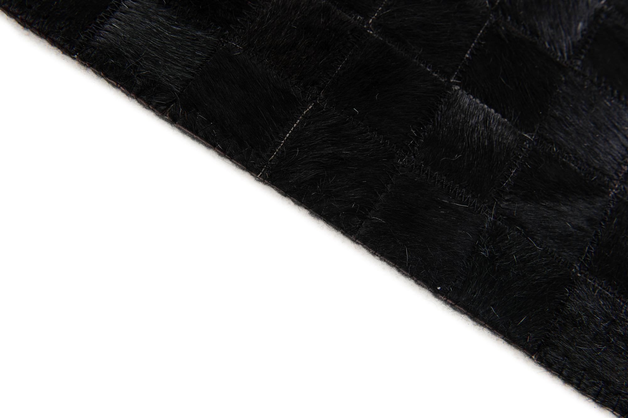 4' 11 x 7' 10 Cowhide Stocks Rug