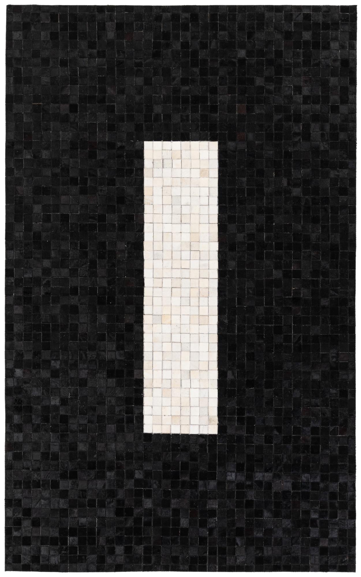4' 11 x 7' 10 Cowhide Stocks Rug