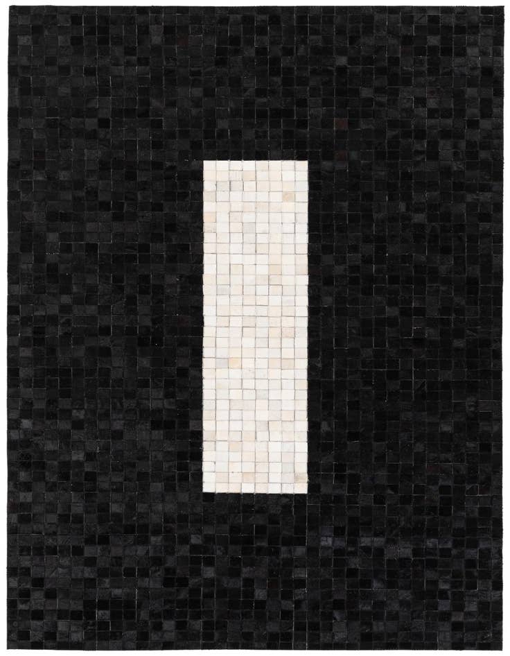 Detail image of 4' 11 x 7' 10 Cowhide Stocks Rug