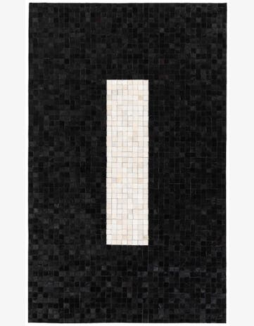 4' 11 x 7' 10 Cowhide Stocks Rug