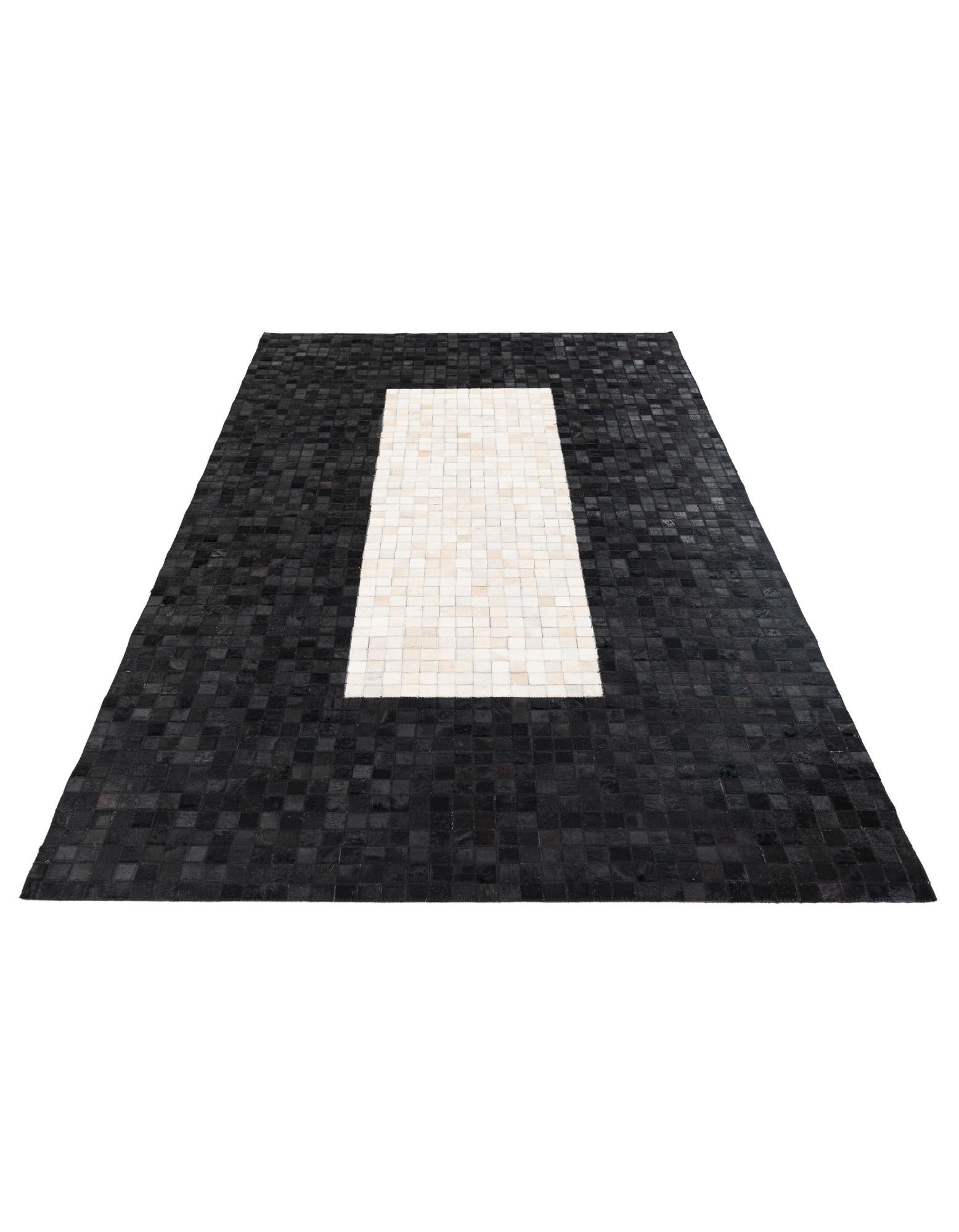 5' x 8' Cowhide Stocks Rug