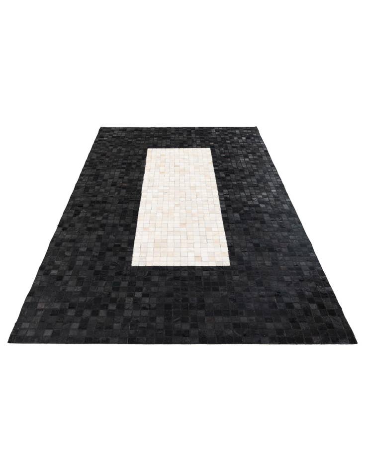 Detail image of 5' x 8' Cowhide Stocks Rug