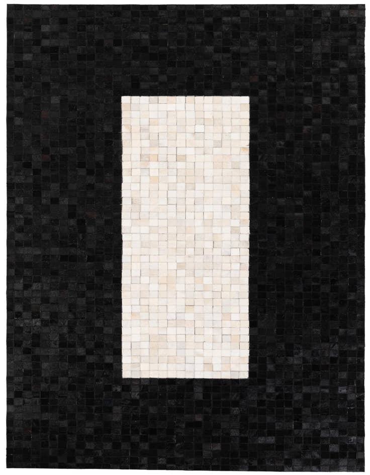 Detail image of 5' x 8' Cowhide Stocks Rug