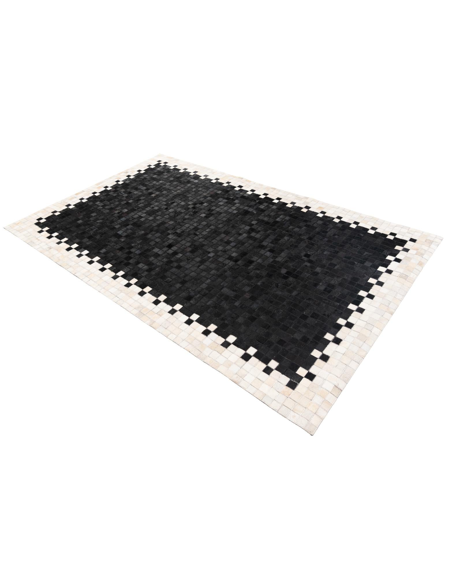 4' 11 x 7' 10 Cowhide Stocks Rug