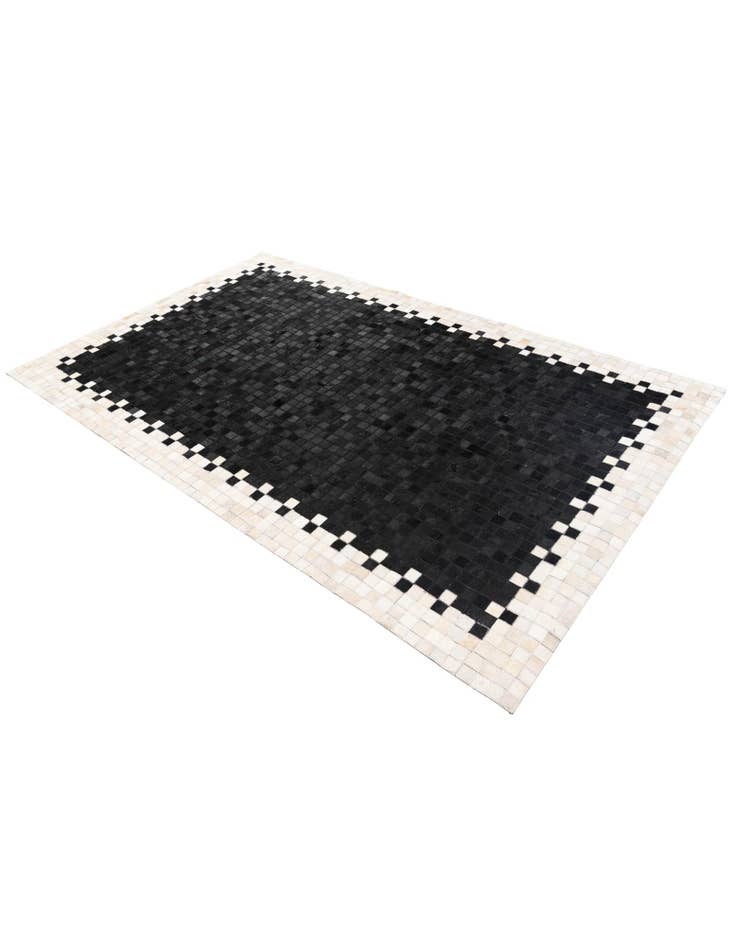 Detail image of 4' 11 x 7' 10 Cowhide Stocks Rug