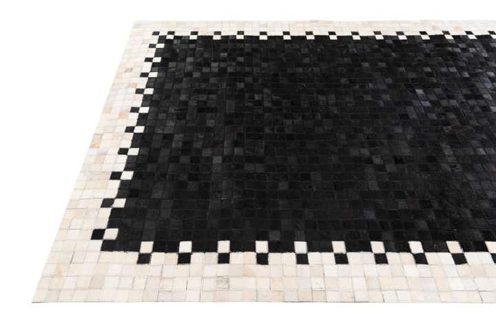 4' 11 x 7' 10 Cowhide Stocks Rug