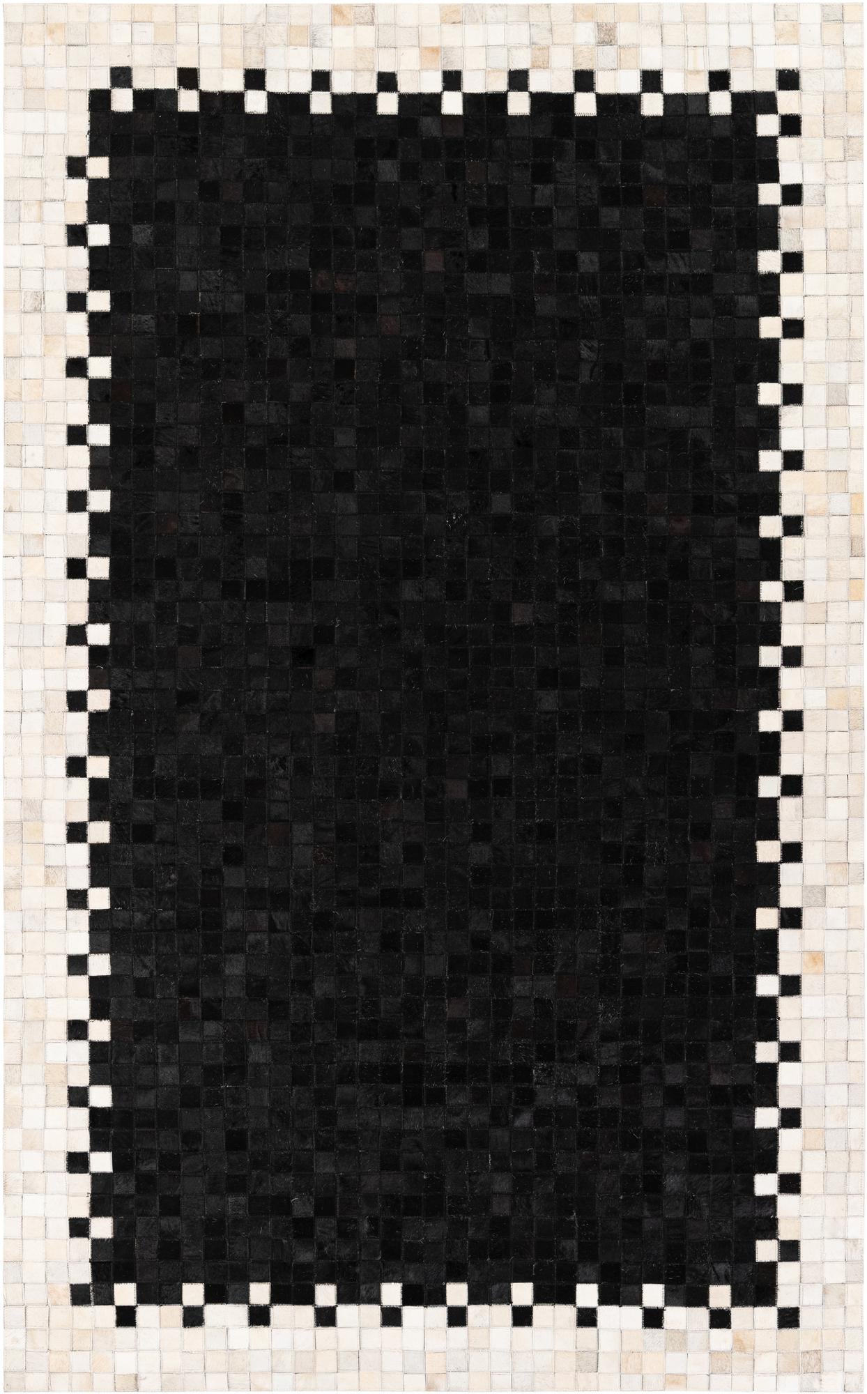 4' 11 x 7' 10 Cowhide Stocks Rug