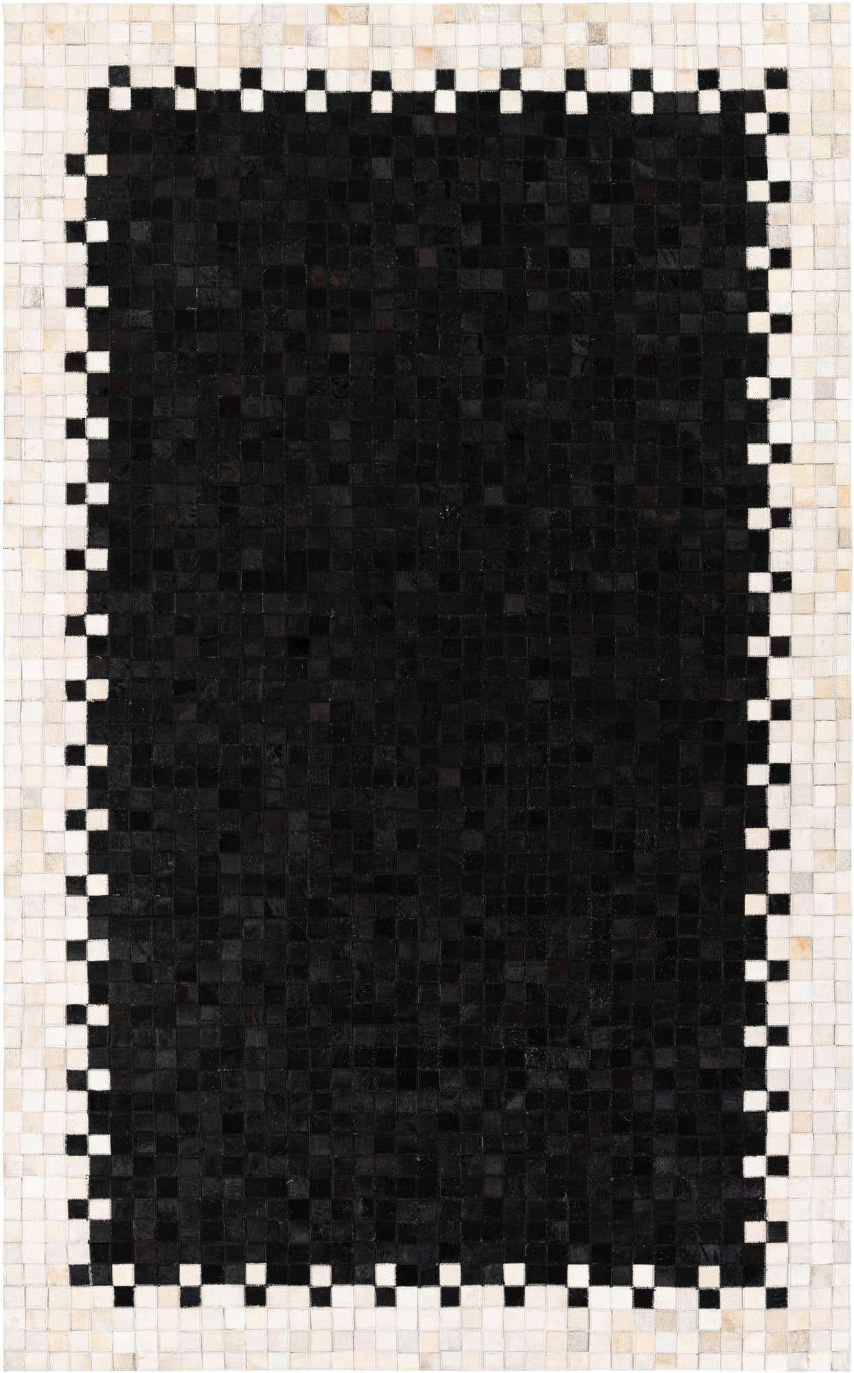 4' 11 x 7' 10 Cowhide Stocks Rug