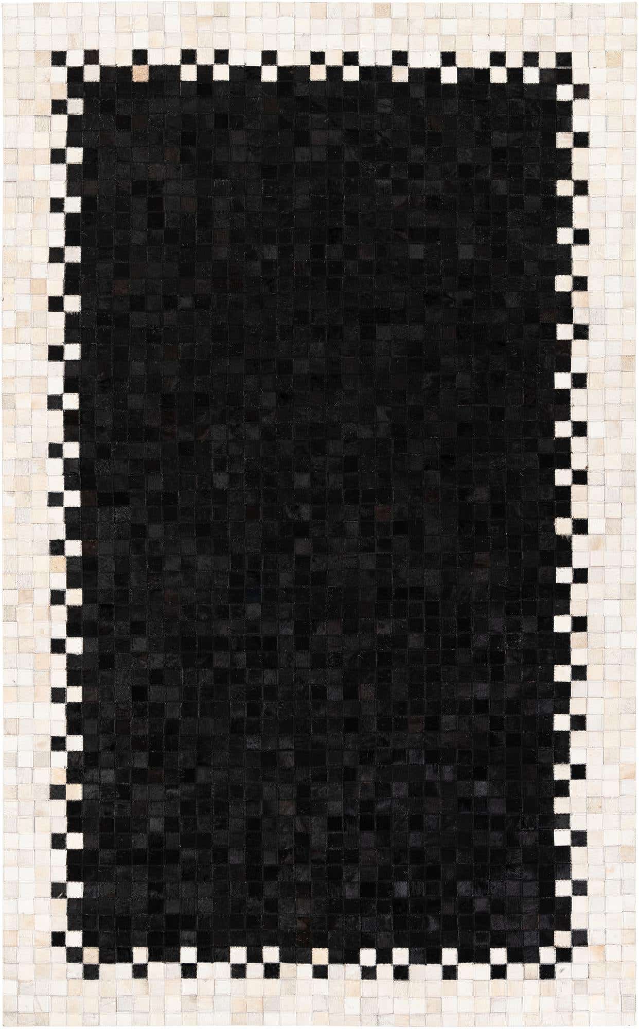4' 10 x 7' 9 Cowhide Stocks Rug