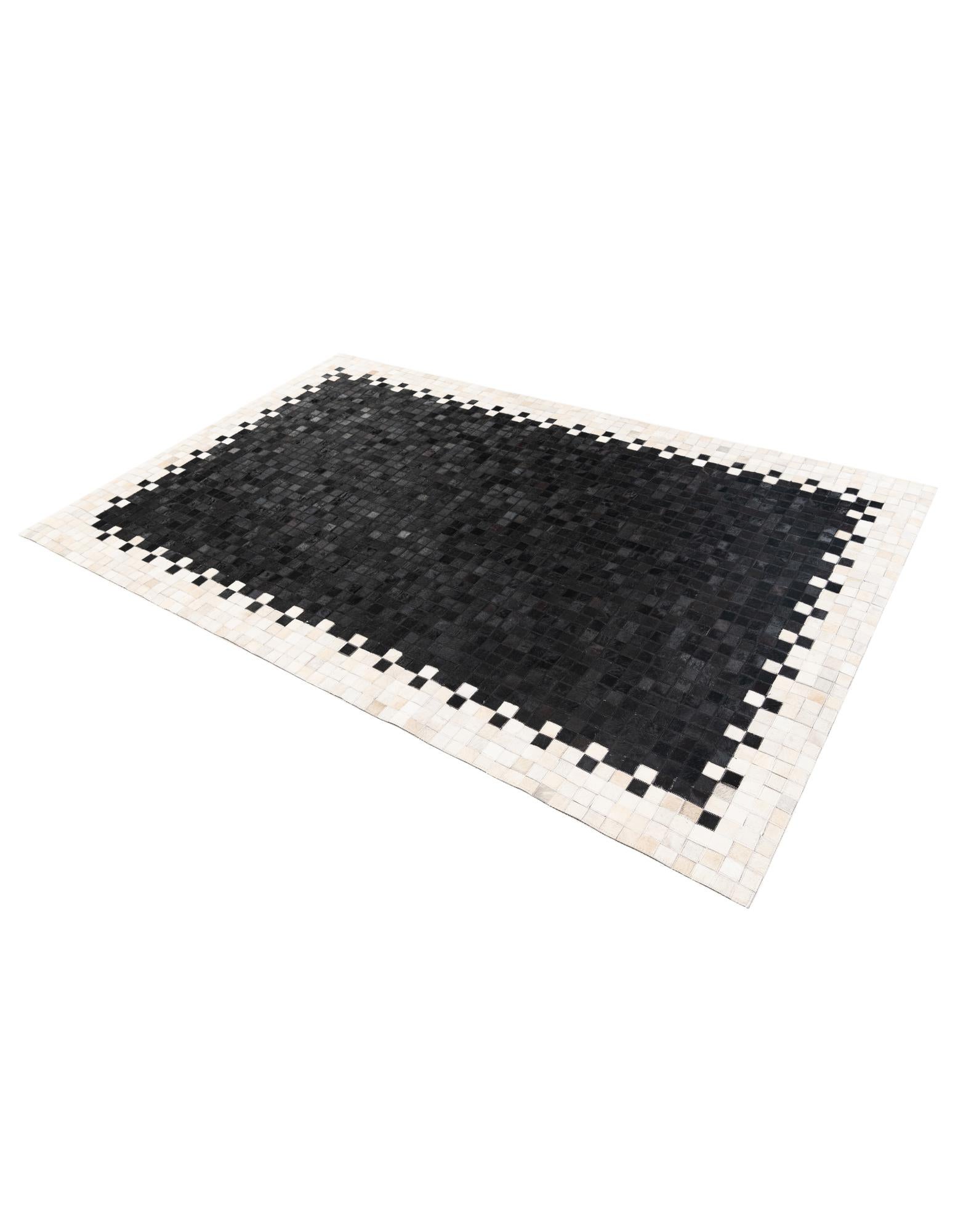 5' x 7' 10 Cowhide Stocks Rug